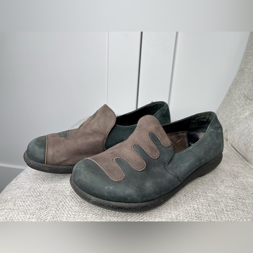 DANSKO Suede Leather Clogs Mules Shoes Comfort Slip On Brown Women's Sz 8